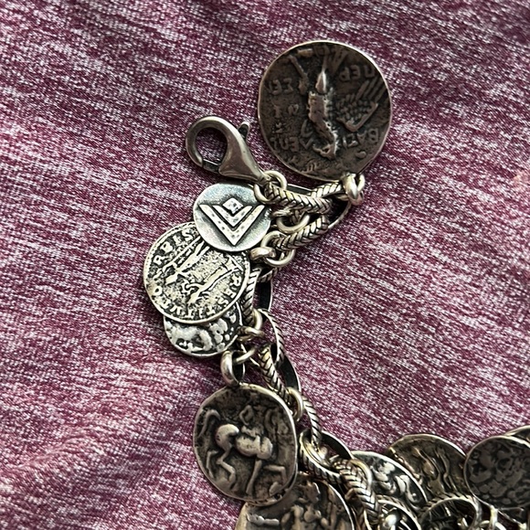 Silpada Bracelet Roman Coin RARE Sterling Silver B1624 - Picture 5 of 5